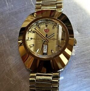 Vintage Rado Diastar 13-G Watch Men's Automatic Day Date READ