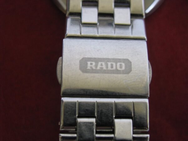 Vintage Rado DiaStar 152.0341.3 Steel/Ceramic Quartz Wrist Watch w/Date - Image 9